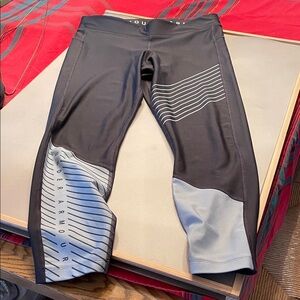 Under Armour Black and Gray Athletic Leggings